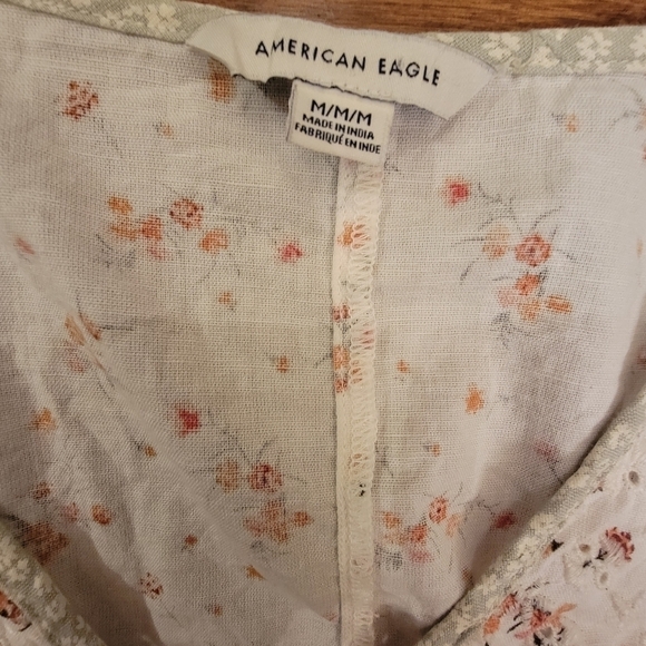 American Eagle Outfitters Bohomeian Crop Top Size Medium - Picture 3 of 5
